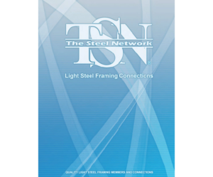 TSN Cold-Formed Steel Framing Connections Order Catalog