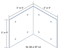 Common Clip Angle - L3x3x3 or L4x4x4