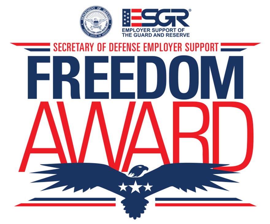 Department of Defense Freedom Award for Employer Support of Guard & Reserve Soldiers