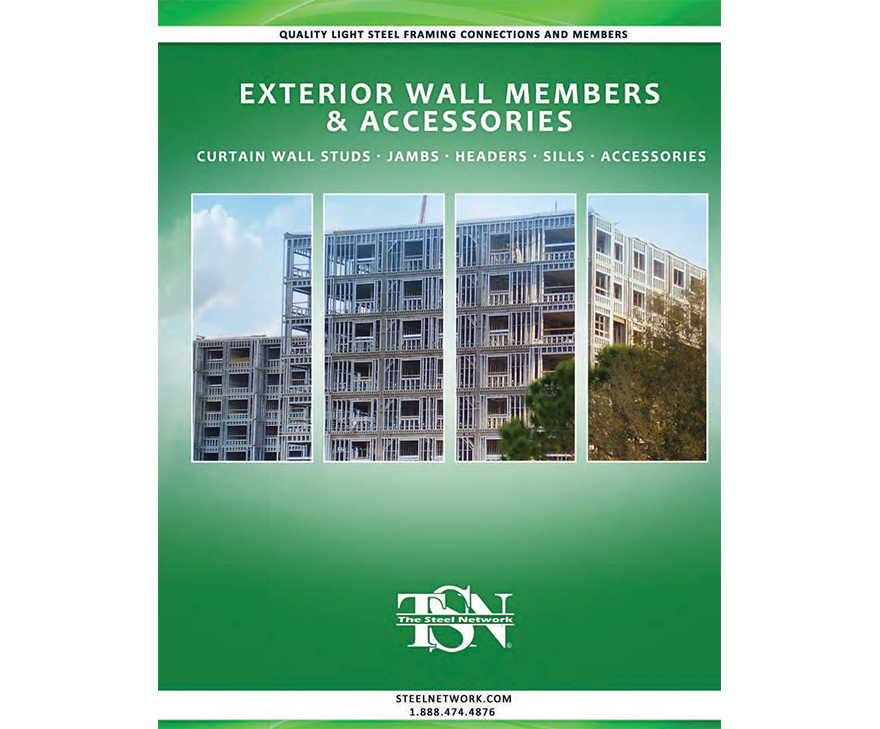 TSN Cold-Formed Steel Curtain Wall Technical Catalog