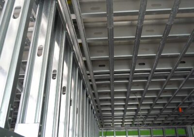 Midrise hotel built with steel studs and joists