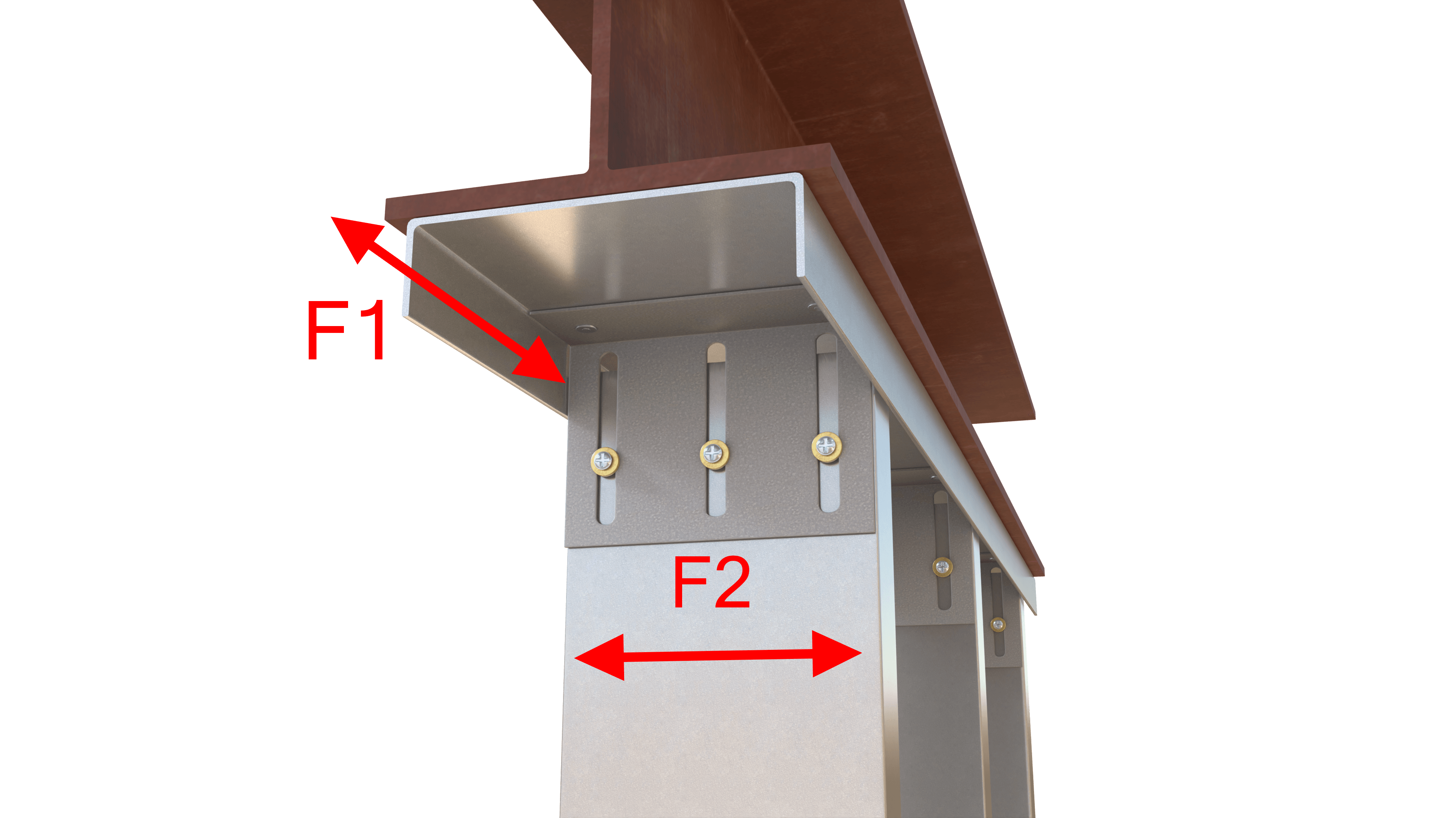 VertiClip® SL w/ 3" Deflection - Load Direction